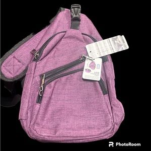 NWT Pink Nu pouch Anti theft organization day pack